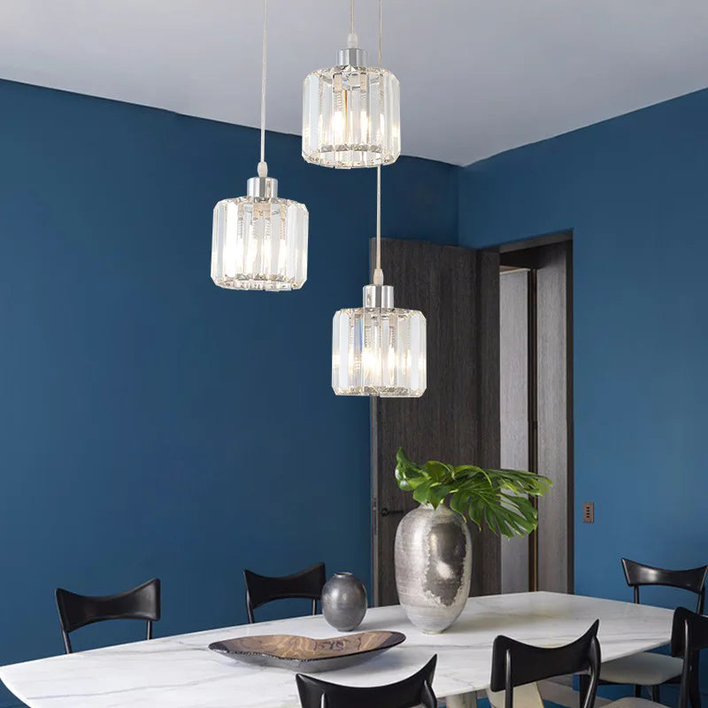 Vetrulus Modern K9 Crystal Ceiling Chandelier For Home Lighting